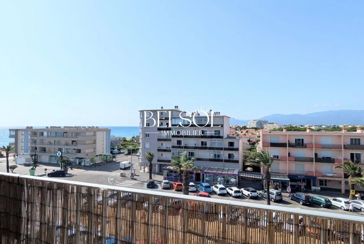 Studio rénové avec terrasse et vue mer à Saint-Cyprien 