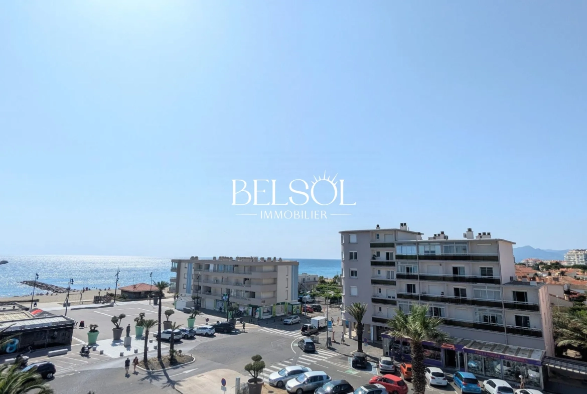Studio rénové avec terrasse et vue mer à Saint-Cyprien 