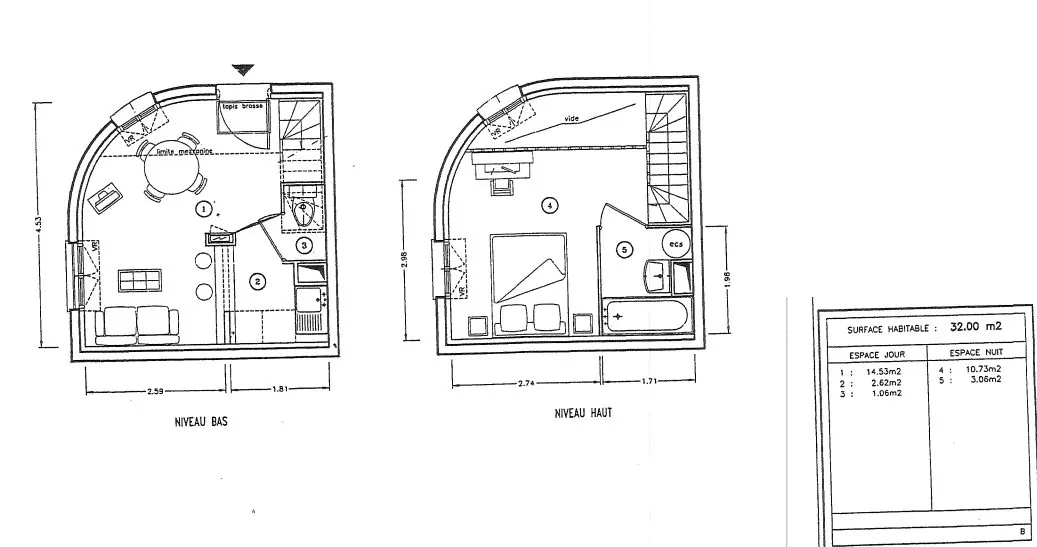 Appartement T2 en duplex à Alfortville - 32 m², location locative, investissement immobilier 