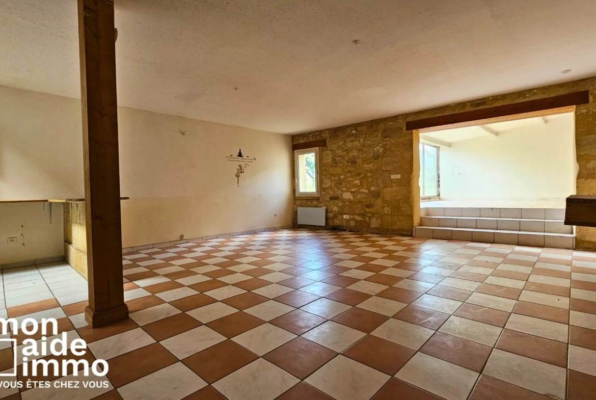 Belle propriété en pierre de 195 m² à Castillon-la-Bataille avec deux maisons en vente 