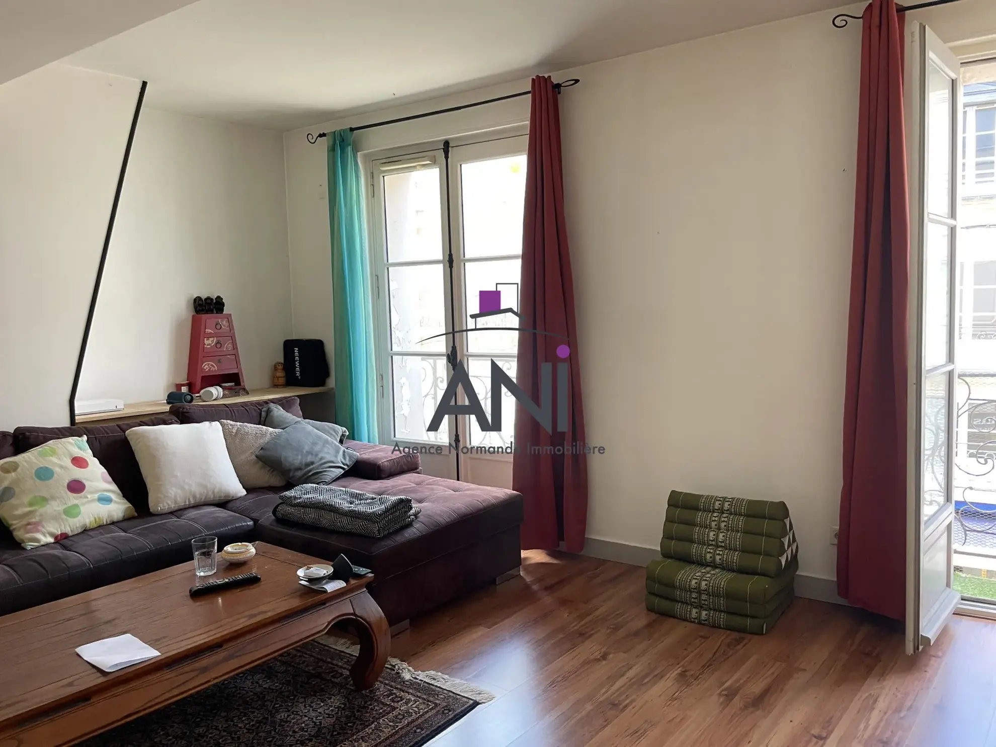 Appartement T3 au centre-ville de Dieppe avec Balcons - 69 m² 