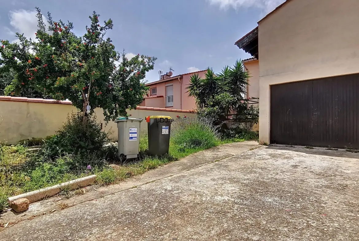 Maison 3 chambres avec garage à Perpignan dans secteur calme 