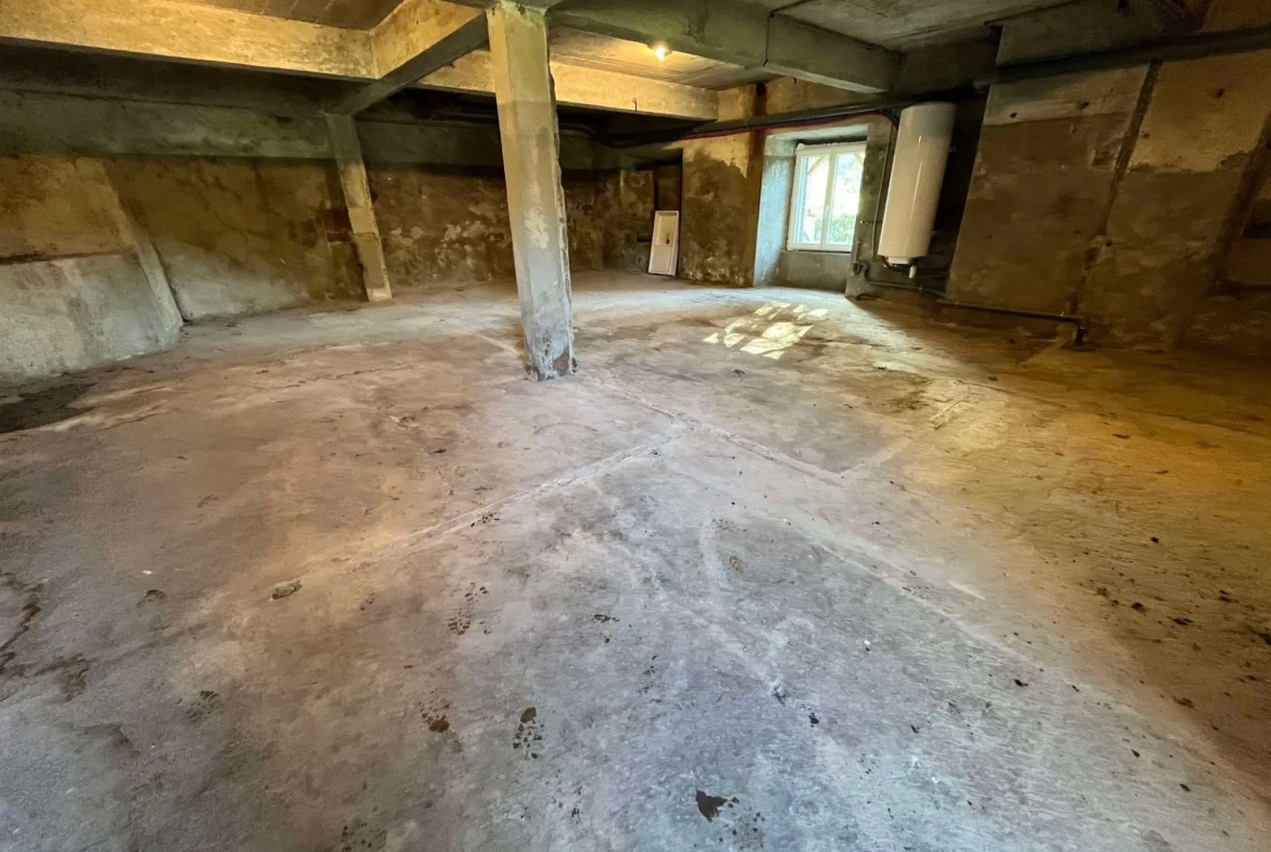 Sous-sol Charmante maison rénovée à Vebret avec jardin et garage, louée jusqu'en 2026 