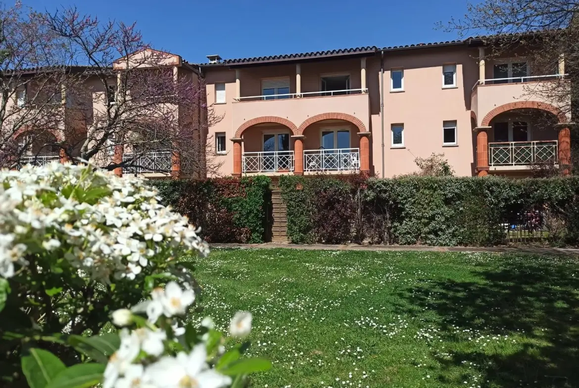 T1 lumineux avec jardin privatif à Toulouse secteur Météo France 