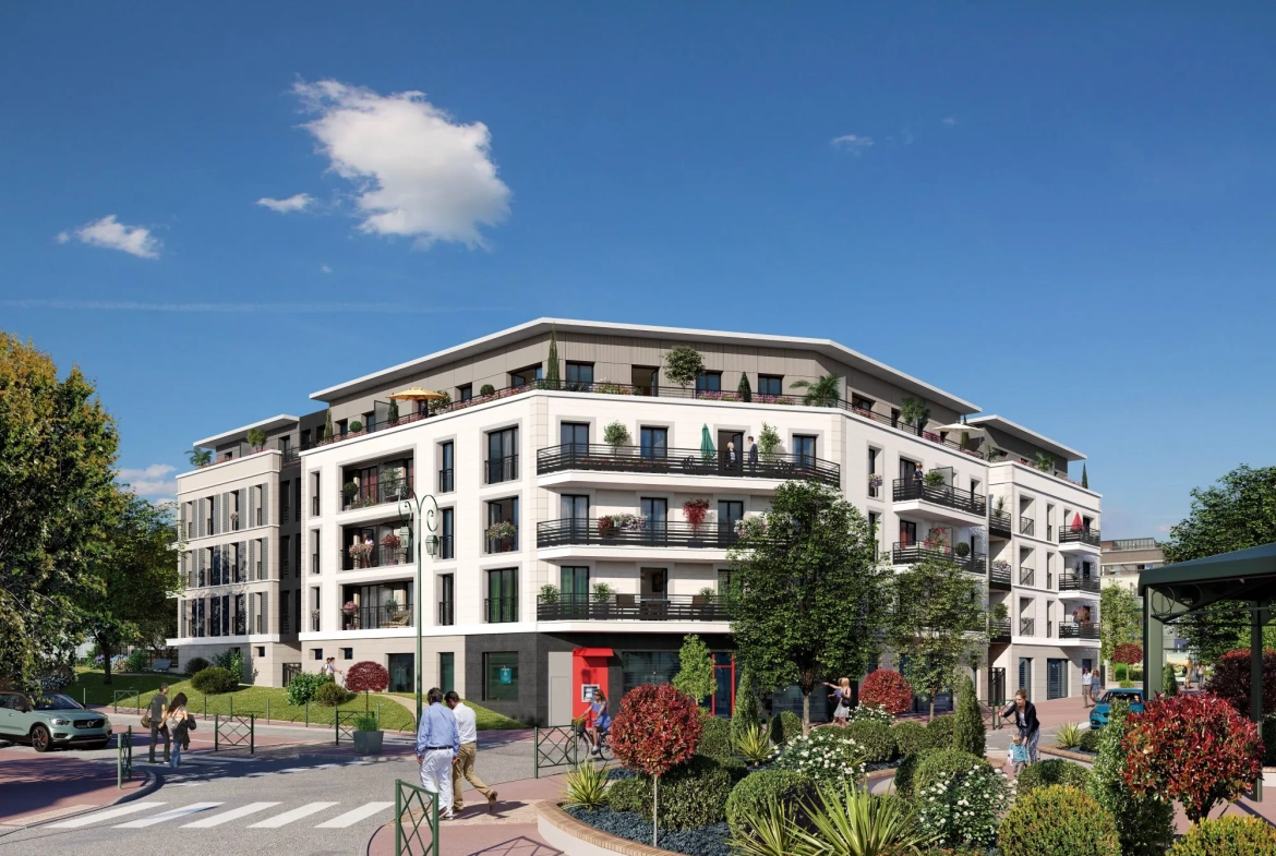 Appartement neuf à vendre à Les Clayes-sous-Bois avec terrasse et parking 
