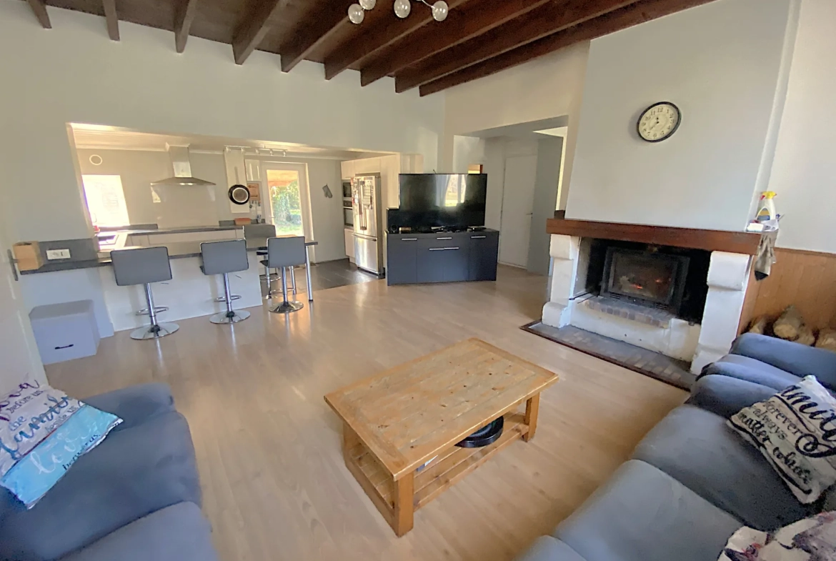 Charmante maison en pierre de 146 m² à Villandraut, proche Bazas et Langon 