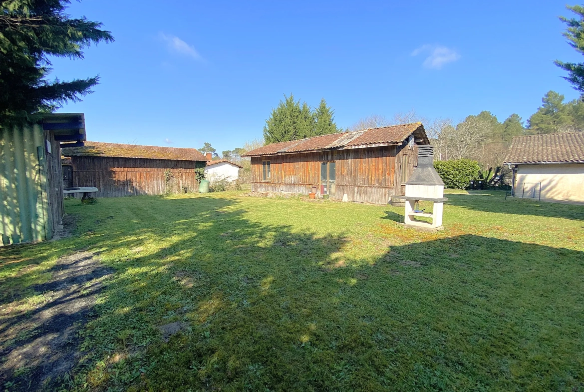 Charmante maison en pierre de 146 m² à Villandraut, proche Bazas et Langon 