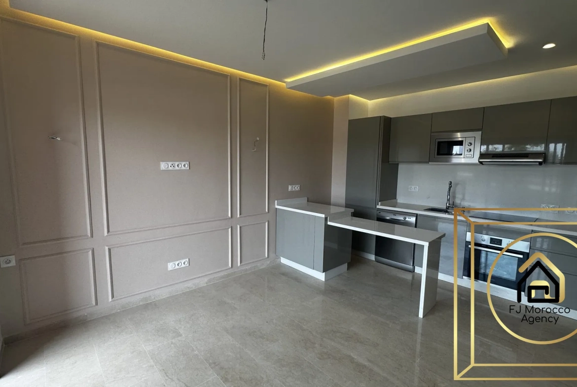 Appartement T2 à vendre à Marrakech au golf NORIA - Résidence sécurisée avec piscine 