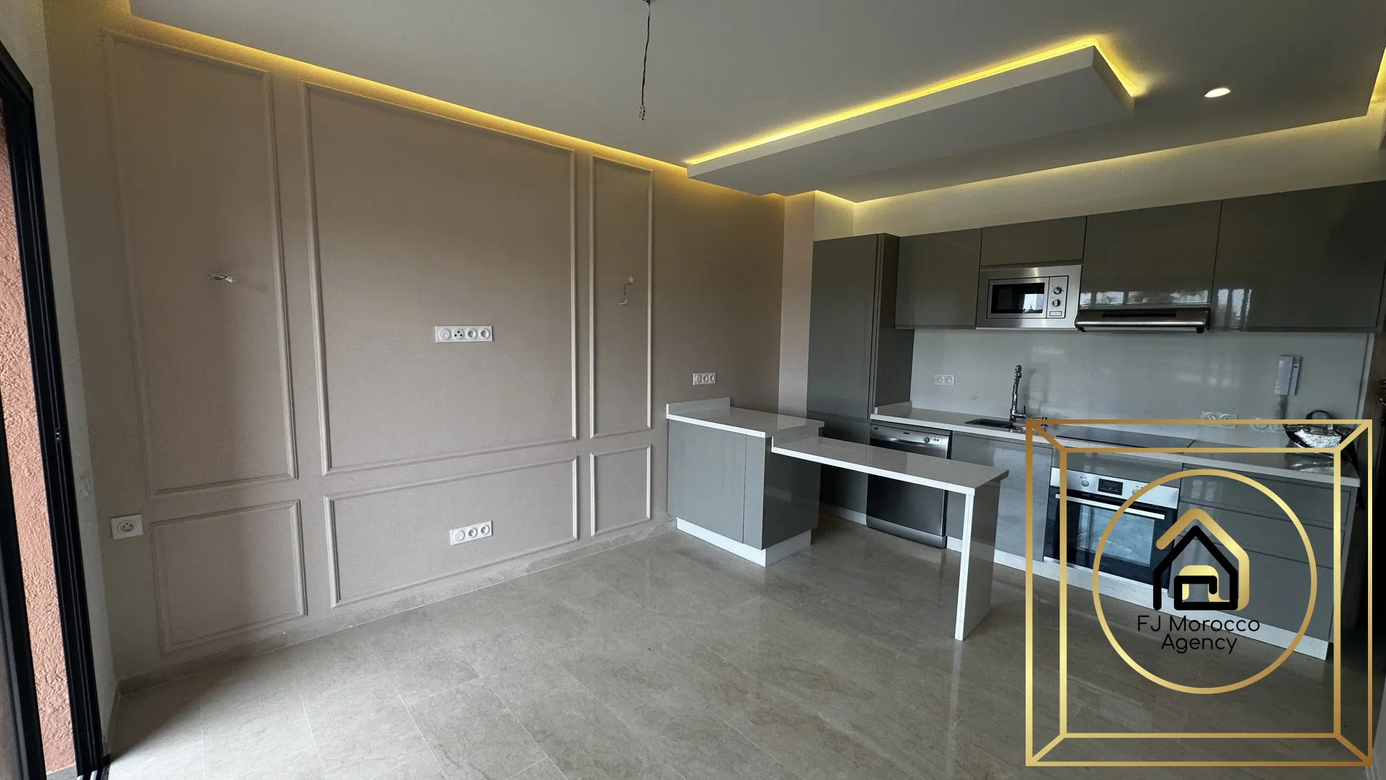 Appartement T2 à vendre à Marrakech au golf NORIA - Résidence sécurisée avec piscine 