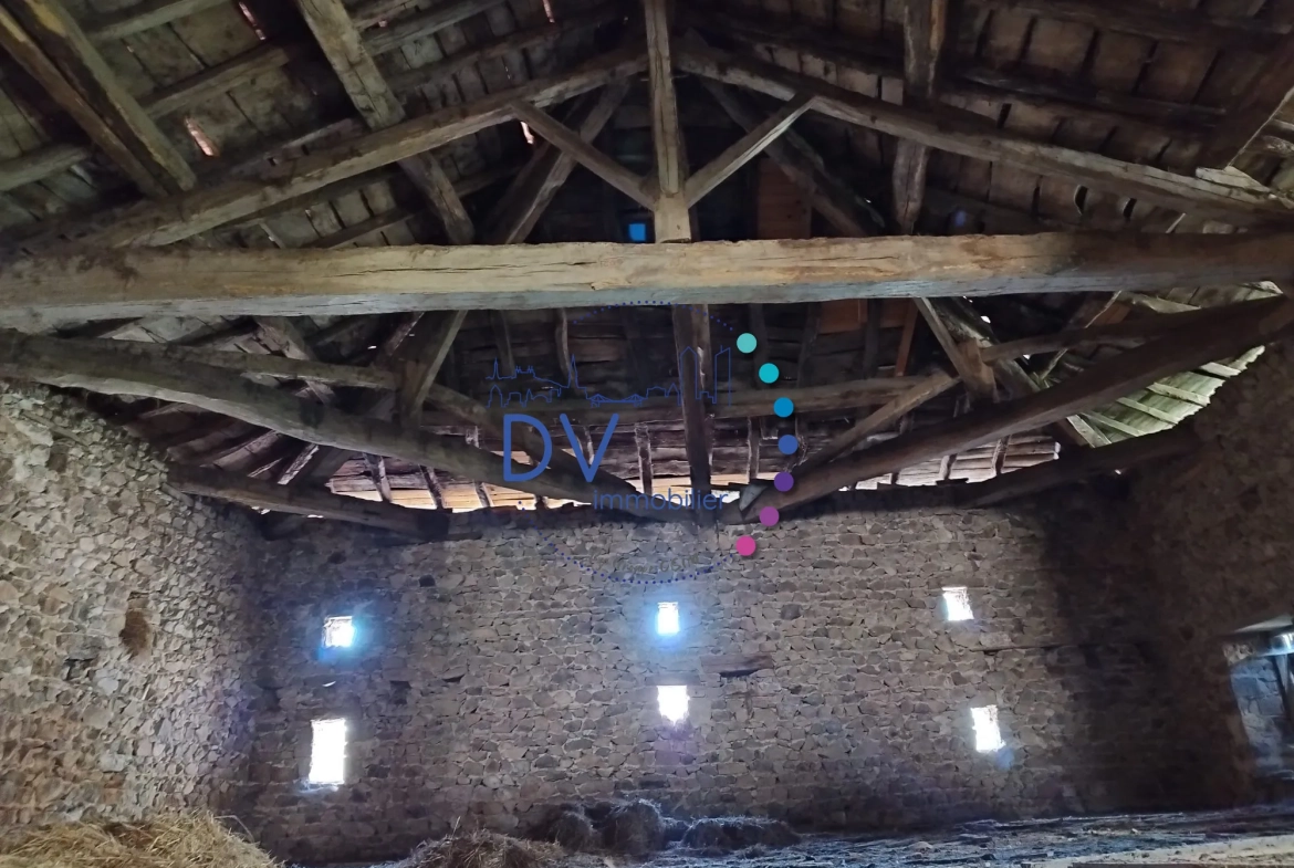 Ferme ancienne à rénover avec dépendances au cœur du Haut Beaujolais 