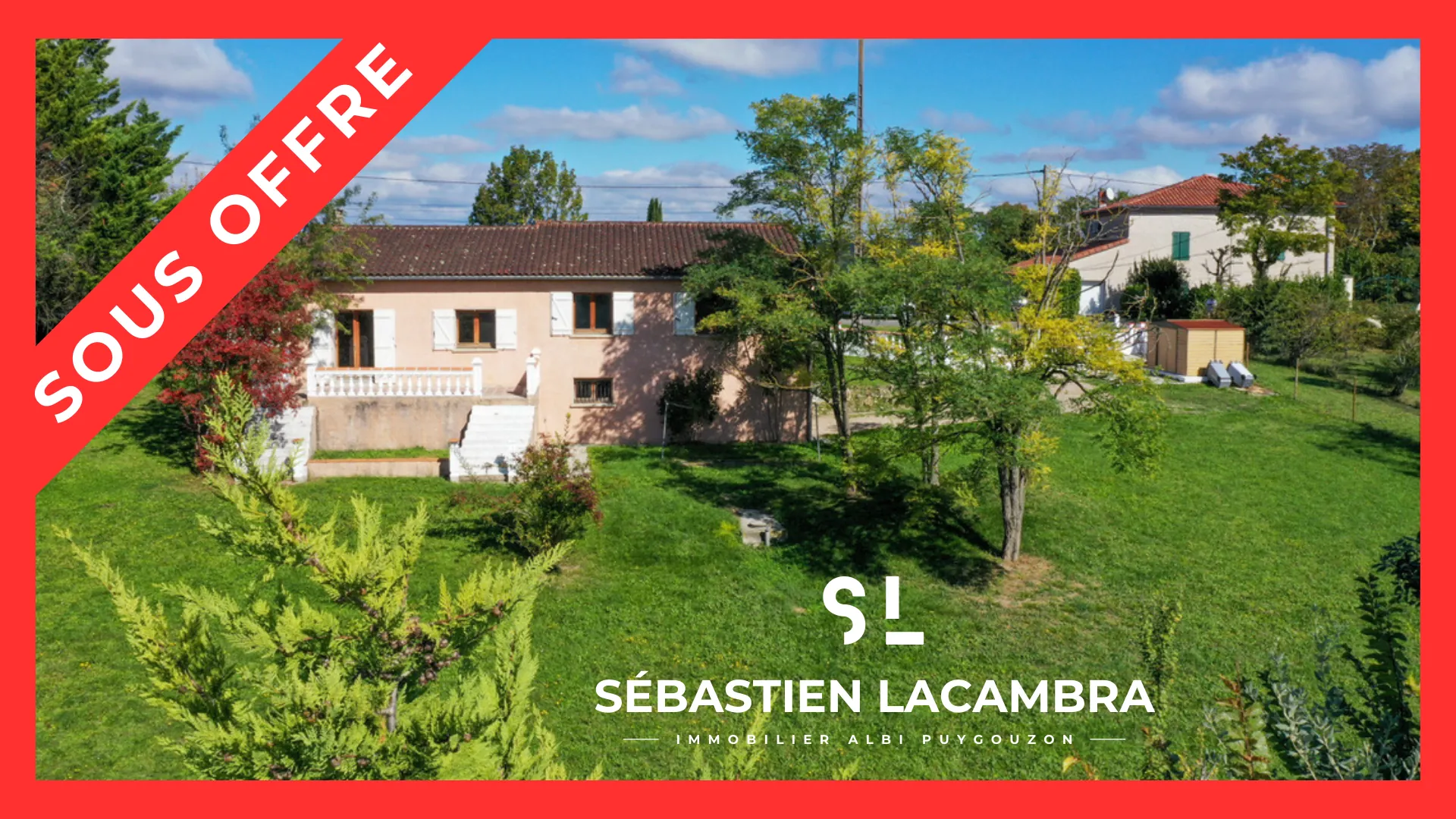 Maison familiale avec vue panoramique et terrain arboré à Senouillac 
