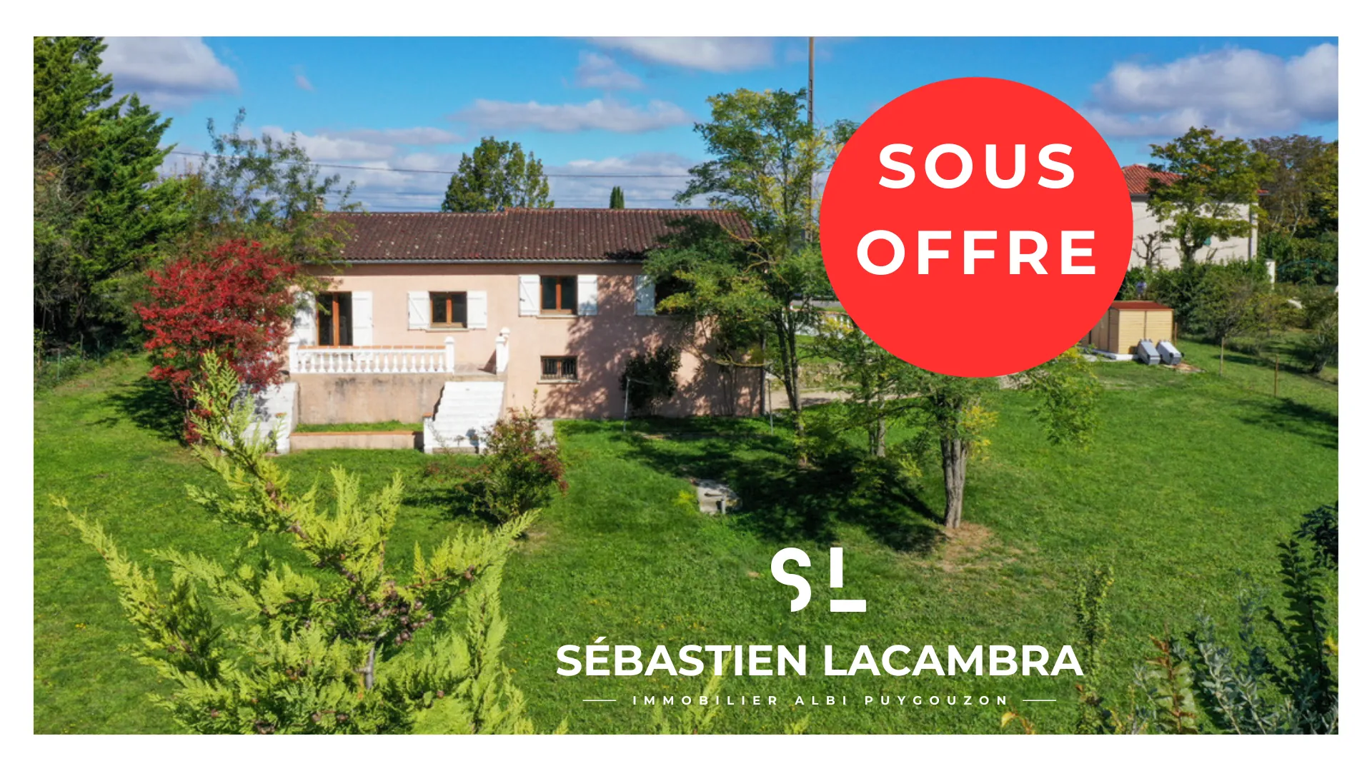 Maison familiale avec vue panoramique et terrain arboré à Senouillac 