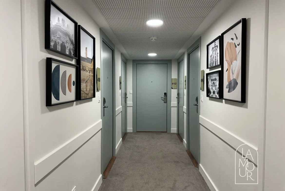 Studio à vendre à Dijon, idéal investissement dans la Cité de la Gastronomie, rentabilité 5% 