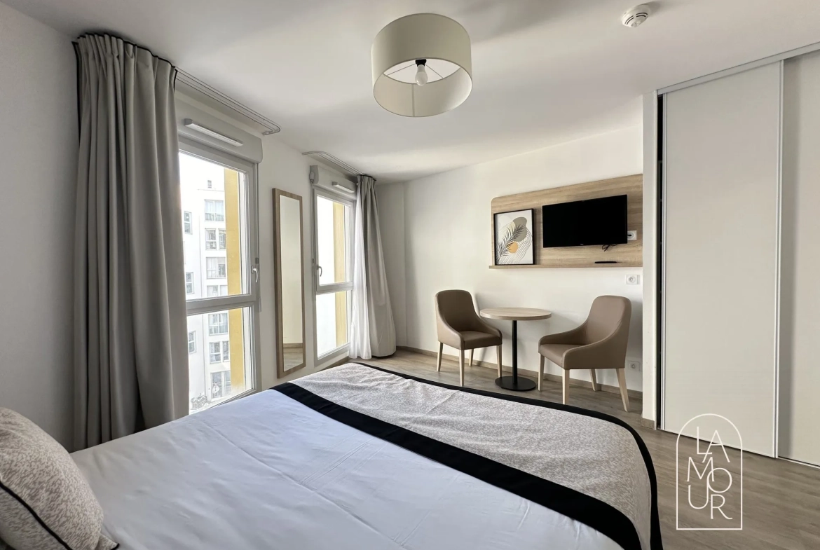 Studio à vendre à Dijon, idéal investissement dans la Cité de la Gastronomie, rentabilité 5% 