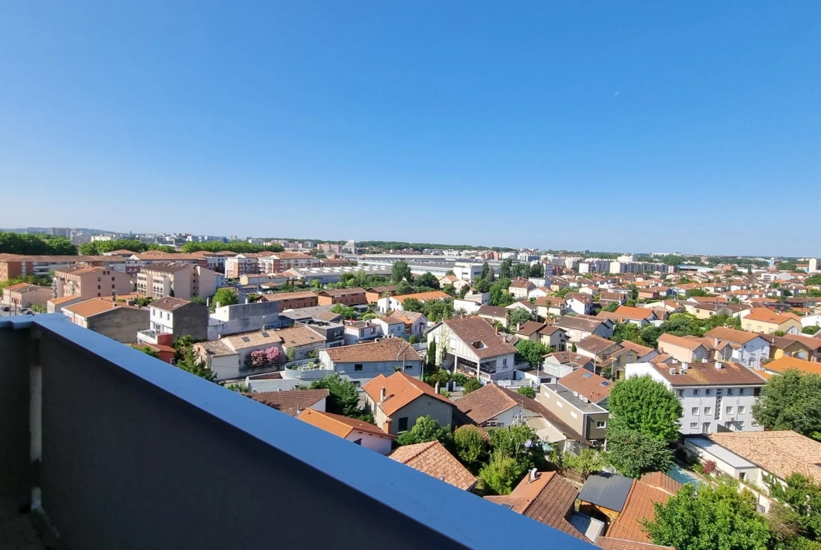 Appartement T2 à vendre à Toulouse – 43m² avec balcon et parking extérieur 