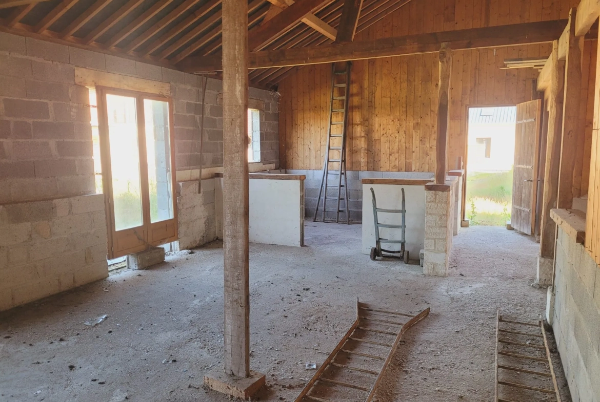 Maison à aménager de 80 m² à Acquigny avec terrain de 800 m² à personnaliser 