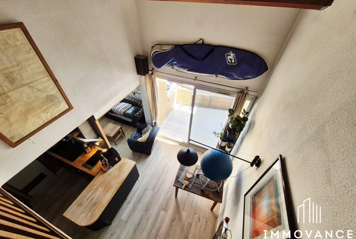 Appartement Type 2 avec Vue Mer à Frontignan Plage 
