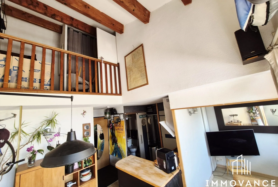 Appartement Type 2 avec Vue Mer à Frontignan Plage 