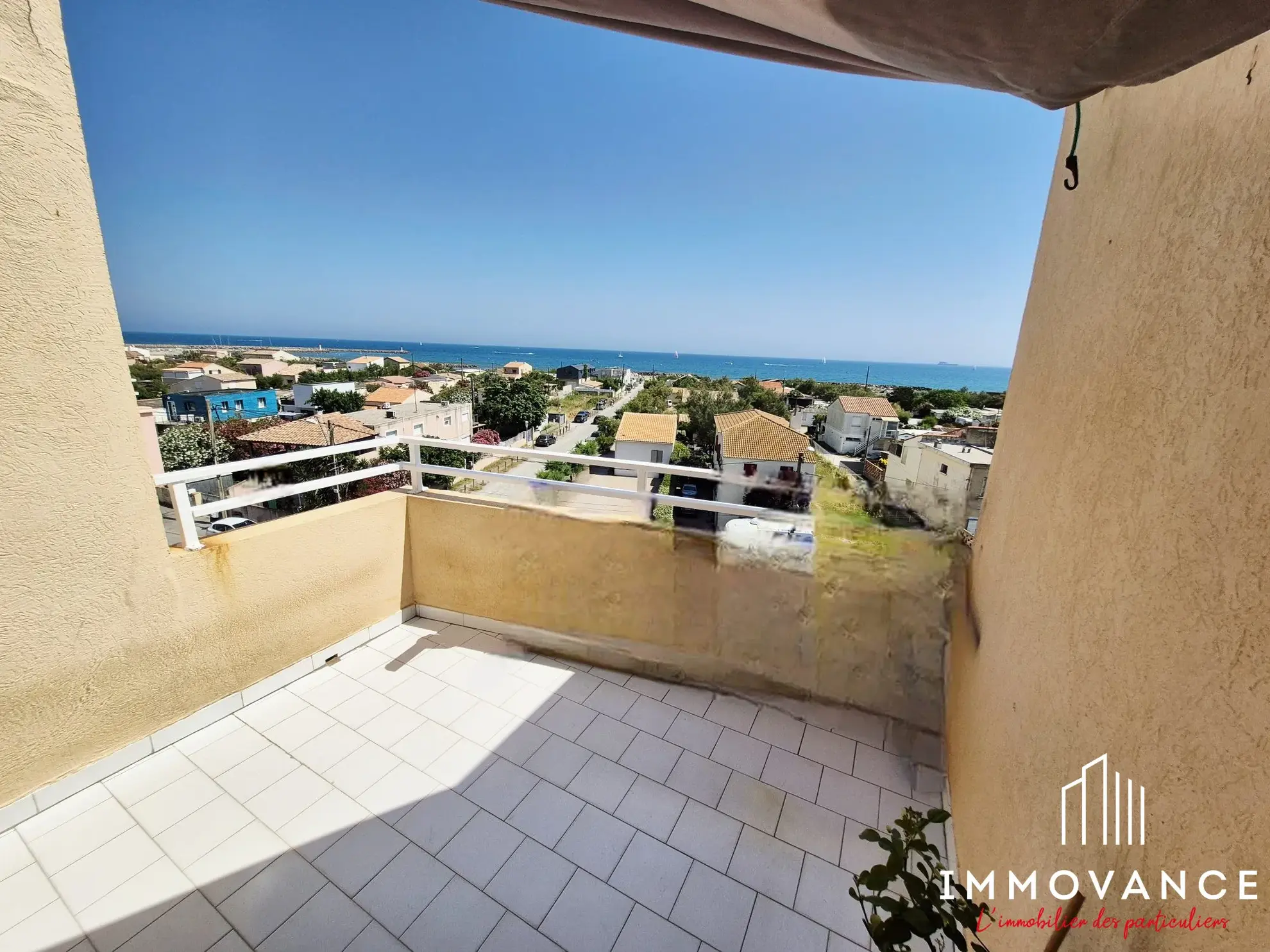 4e et dernier étage vue mer  Appartement Type 2 avec Vue Mer à Frontignan Plage 