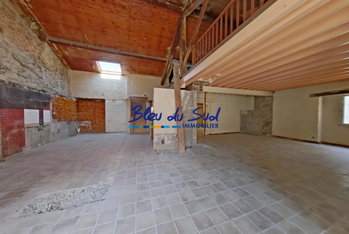 Grand appartement à rénover avec jardin et garage à Vernet-les-Bains - 180 m² 