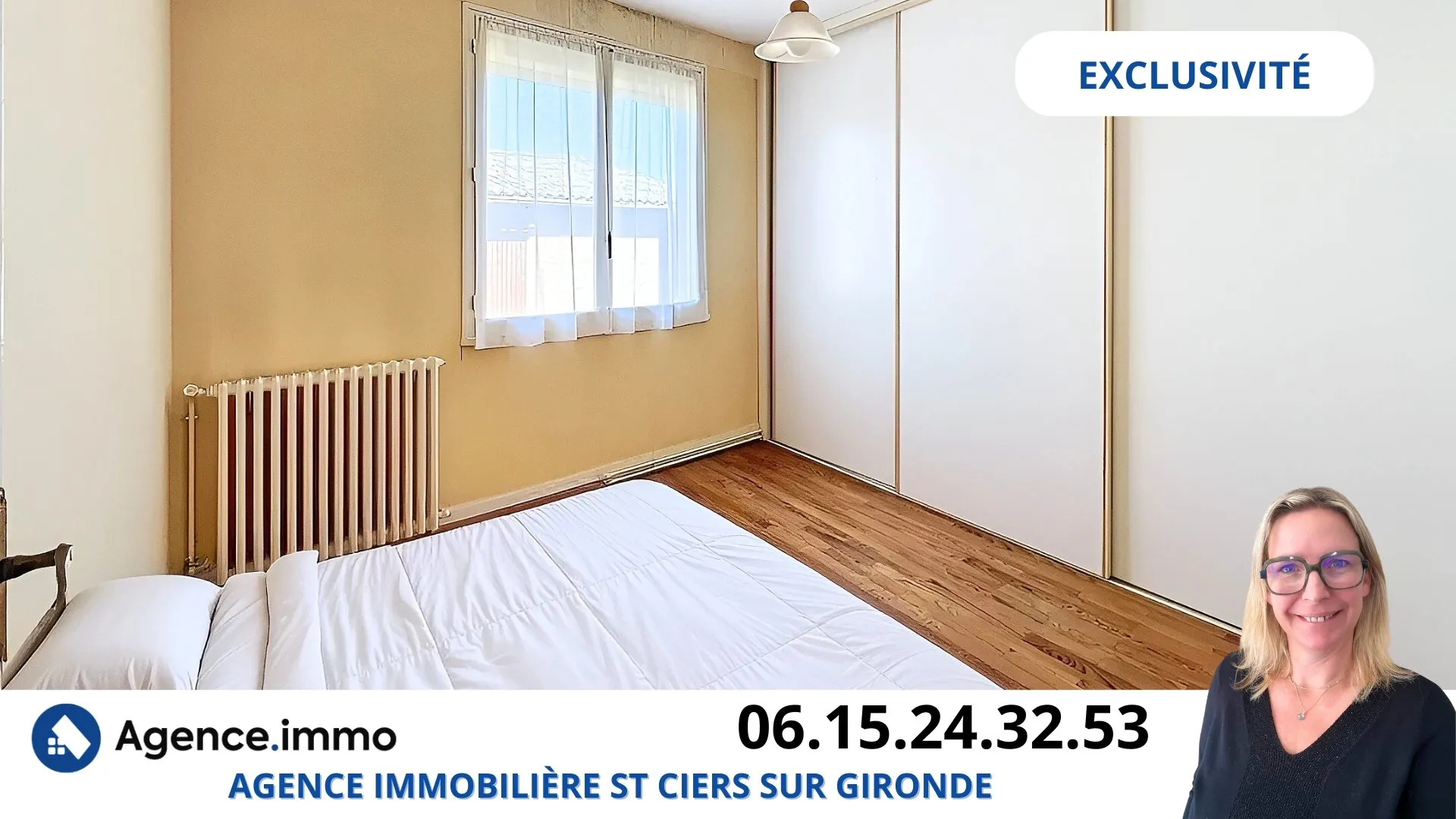 Maison 3 chambres avec dépendance et grand garage à Saint-Ciers-sur-Gironde 