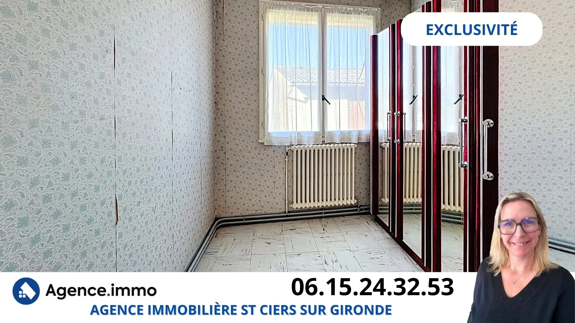 Maison 3 chambres avec dépendance et grand garage à Saint-Ciers-sur-Gironde 