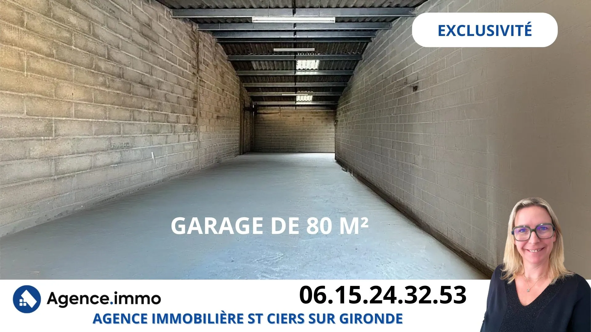 Maison 3 chambres avec dépendance et grand garage à Saint-Ciers-sur-Gironde 