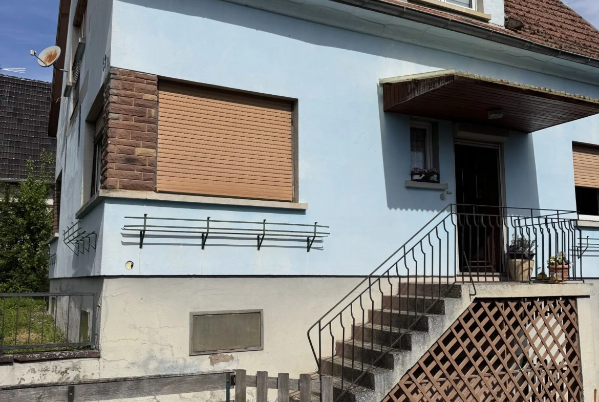 Maison à rénover avec jardin et garage à Hohwiller, Soultz-sous-Forêts 