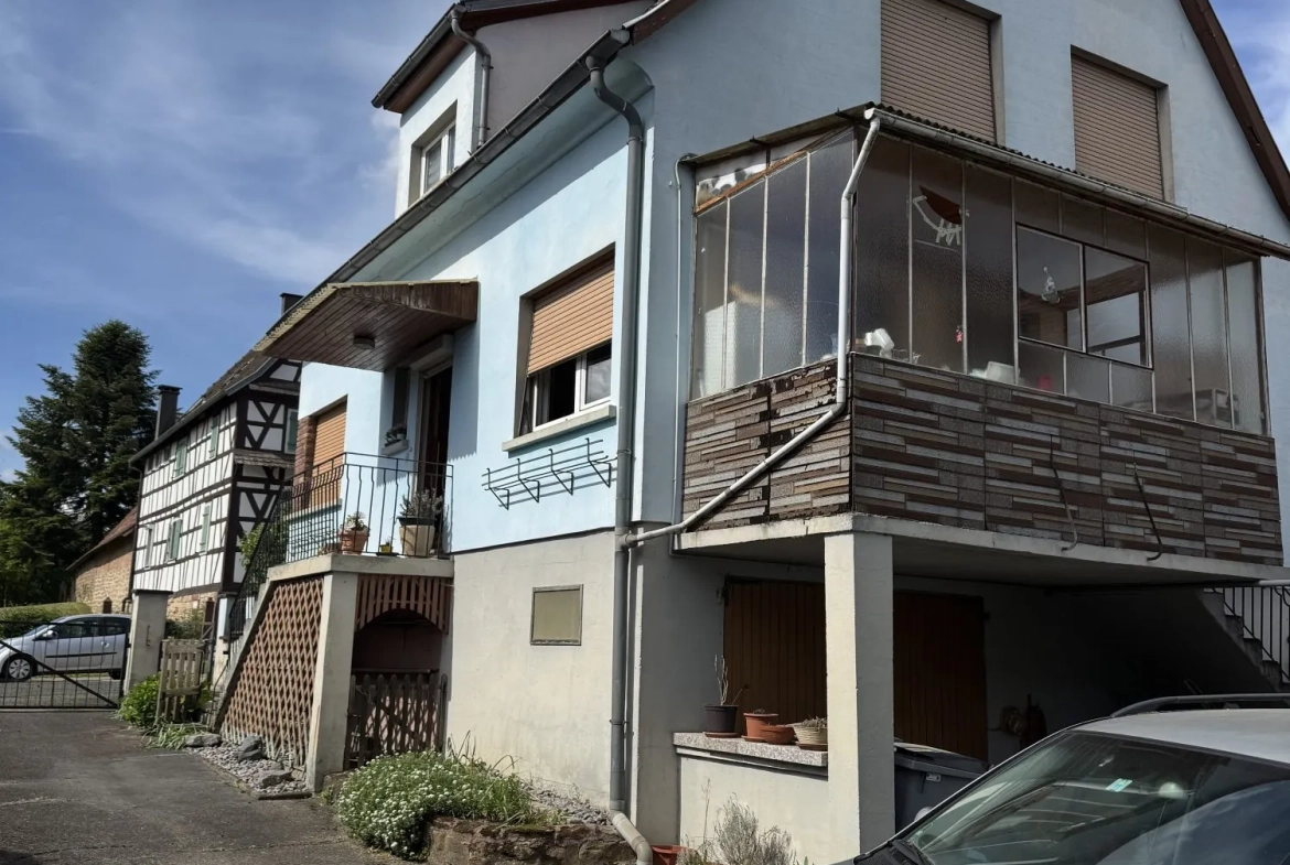 Maison à rénover avec jardin et garage à Hohwiller, Soultz-sous-Forêts 