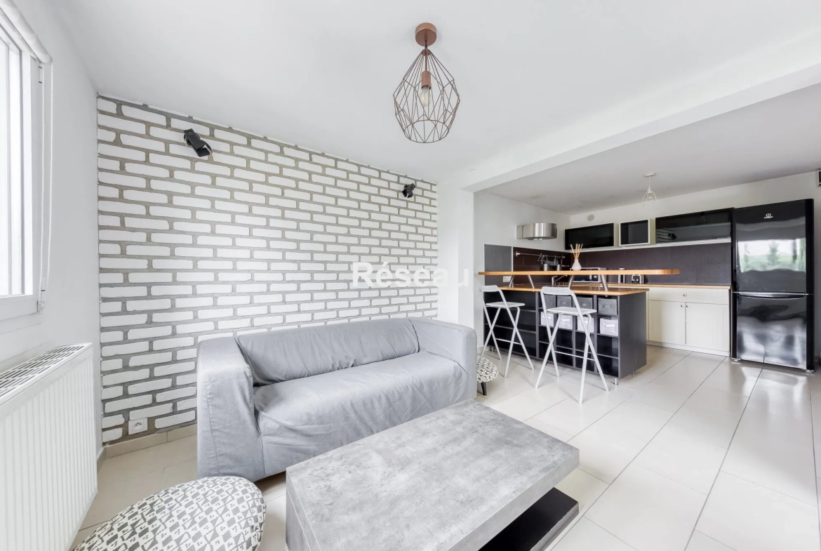 Appartement 2 pièces avec jardin et vue panoramique à Saclay 
