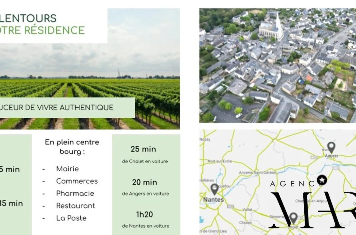Appartements neufs à Saint Lambert du Lattay, du T2 au T5 avec ascenseur 