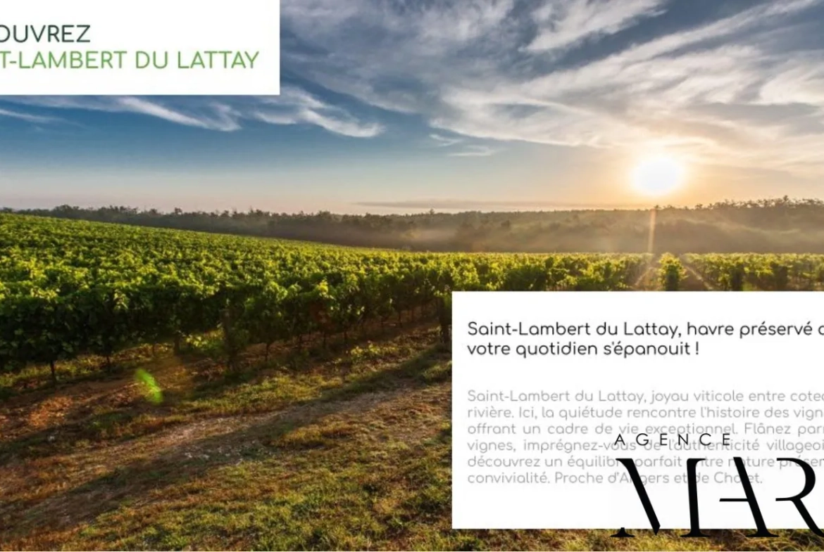 Appartements neufs à Saint Lambert du Lattay, du T2 au T5 avec ascenseur 