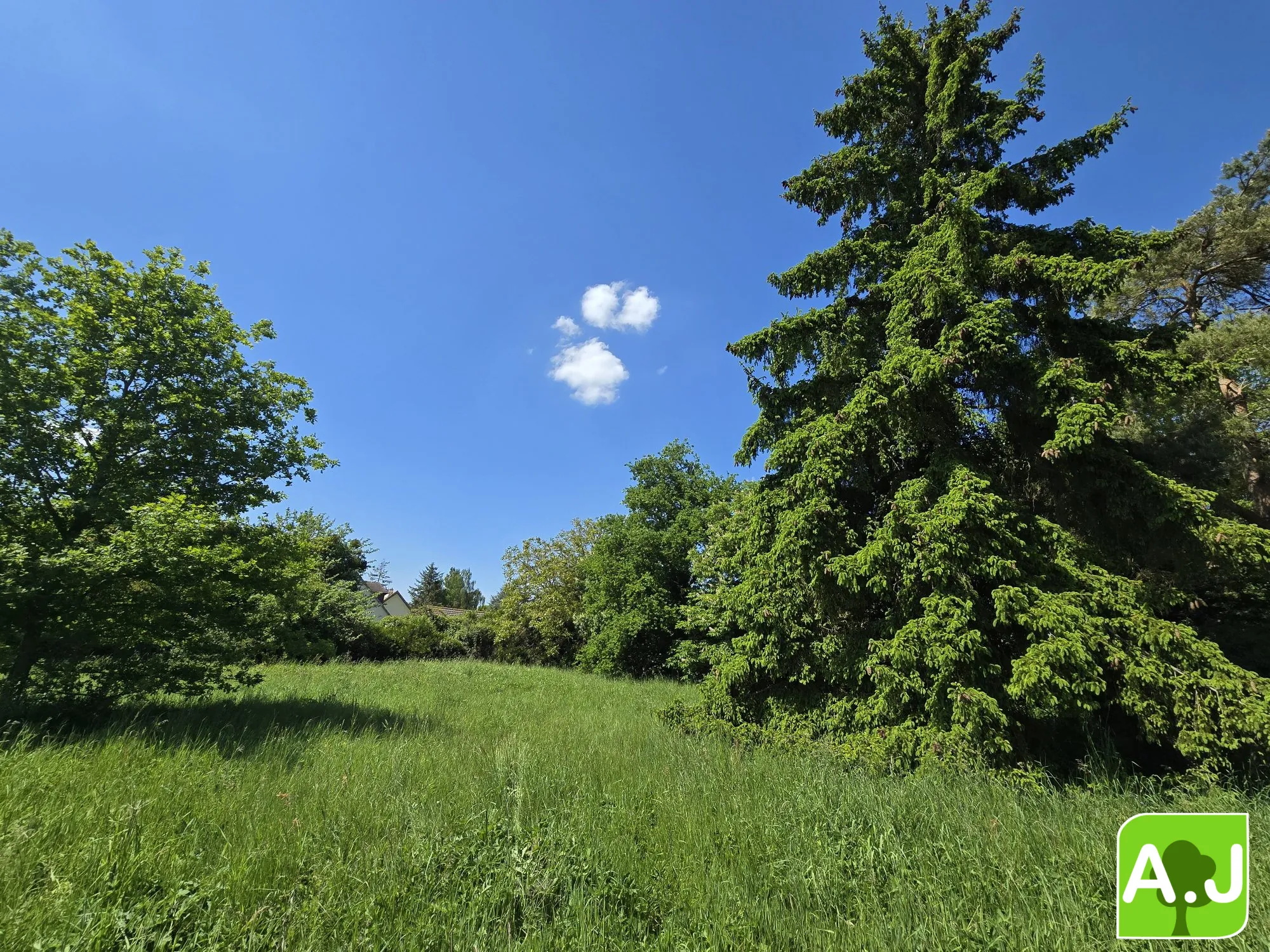 Terrain à bâtir de 1558 m² à Ezy-sur-Eure – Vue campagne, calme et ensoleillé 
