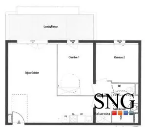 Appartement 3 pièces récent avec terrasse, parking et garage à Pollestres 