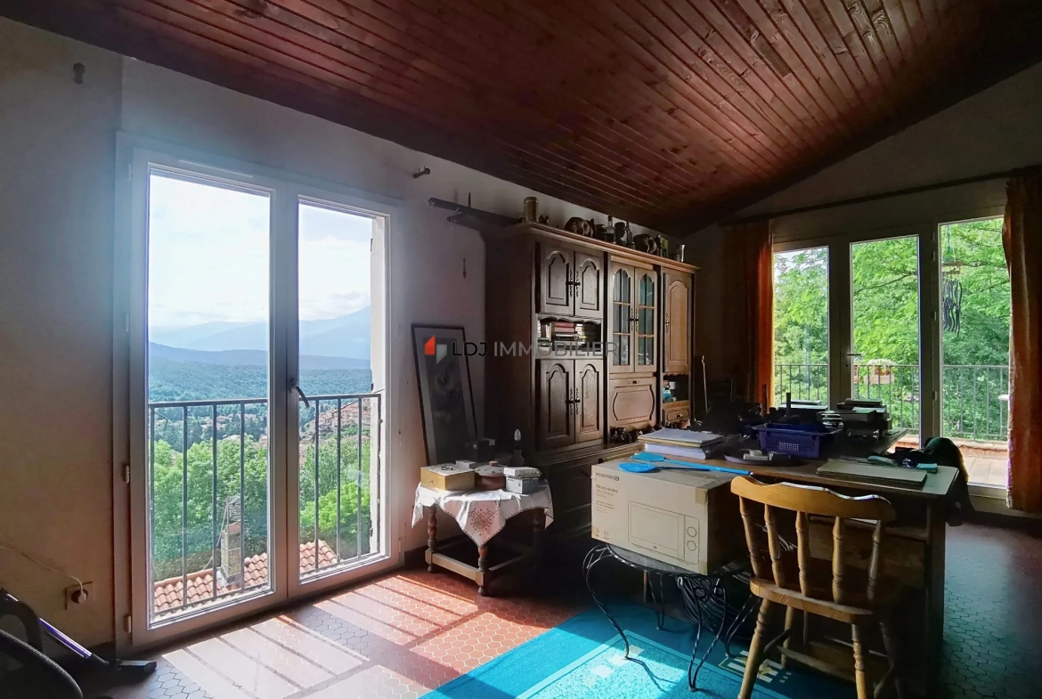 Belle maison 93 m² avec vue à Vernet-les-Bains, prête à vivre 