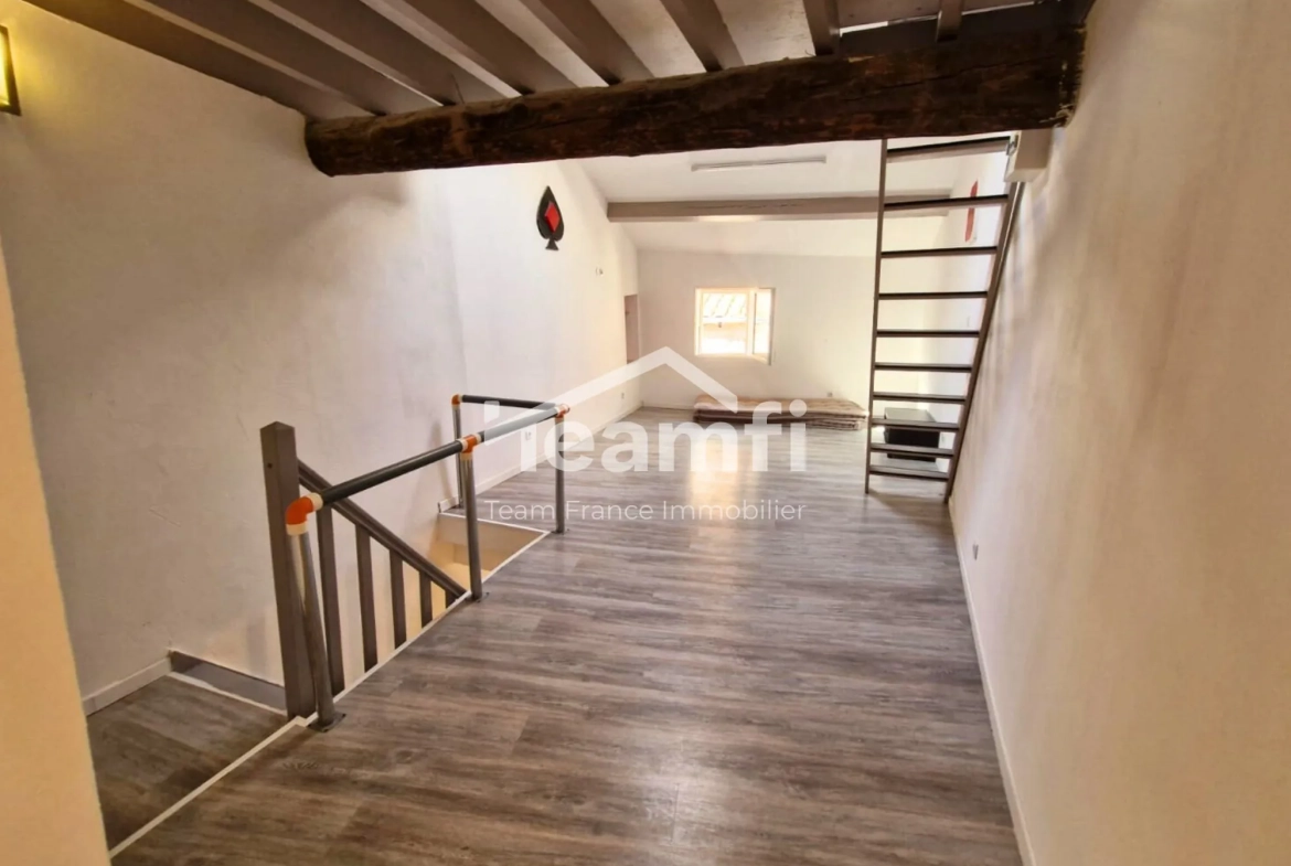 Maison de village rénovée avec grands volumes à Néfiach 