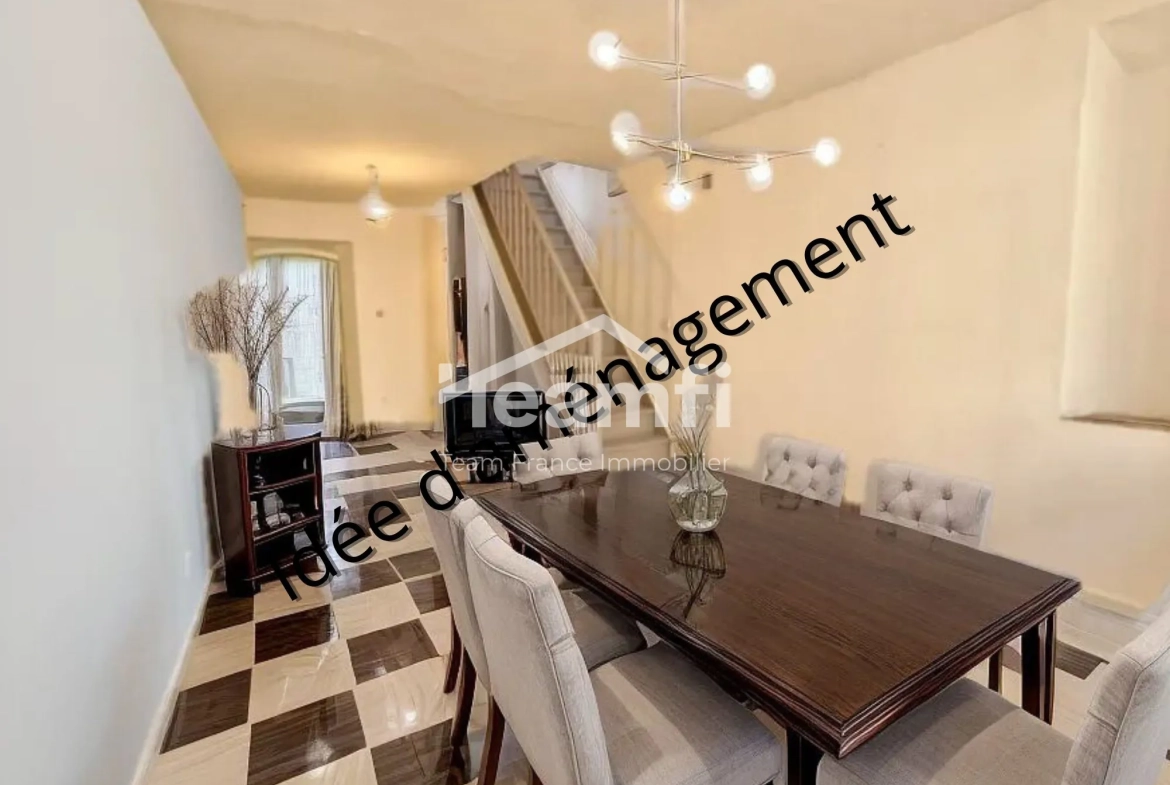 Maison de village rénovée avec grands volumes à Néfiach 