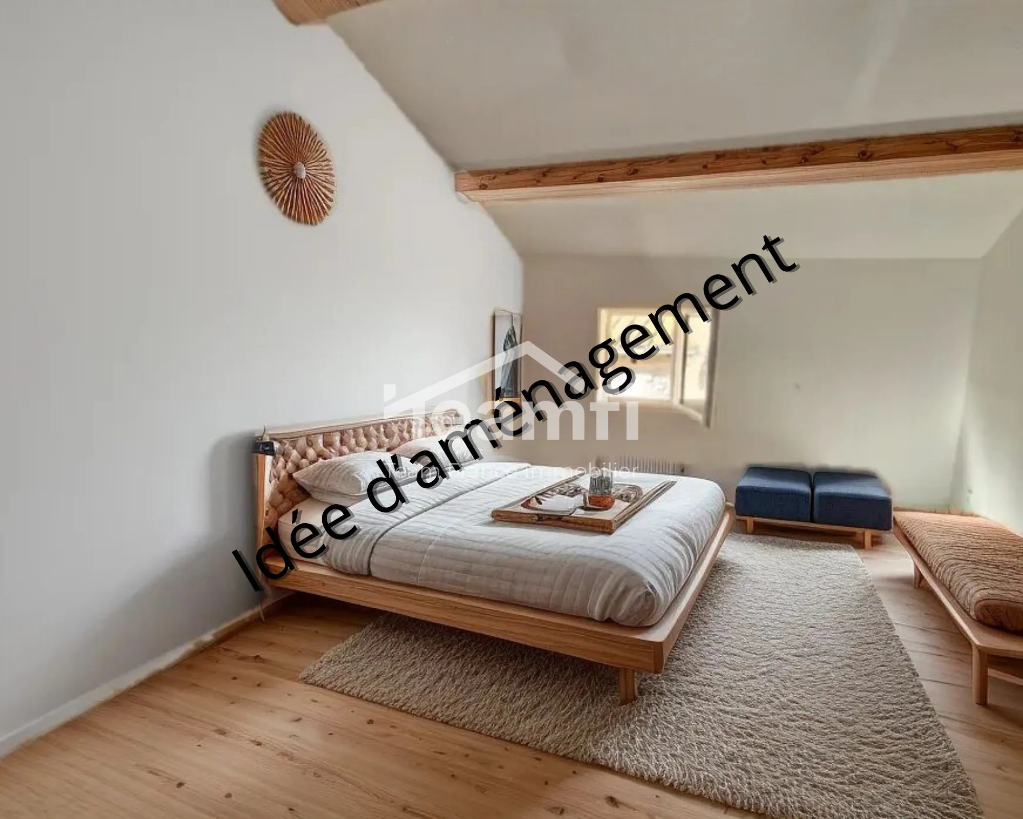 Maison de village rénovée avec grands volumes à Néfiach 