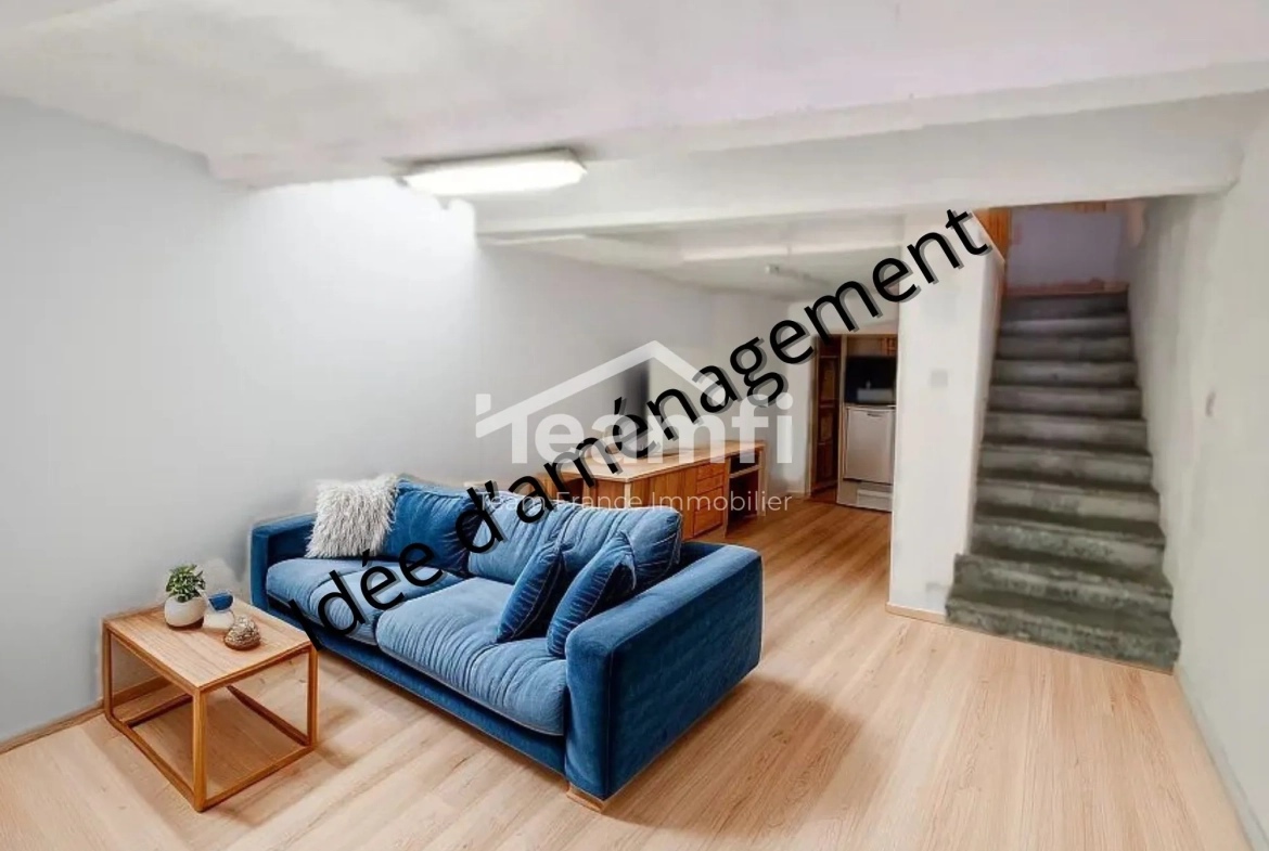 Maison de village rénovée avec grands volumes à Néfiach 