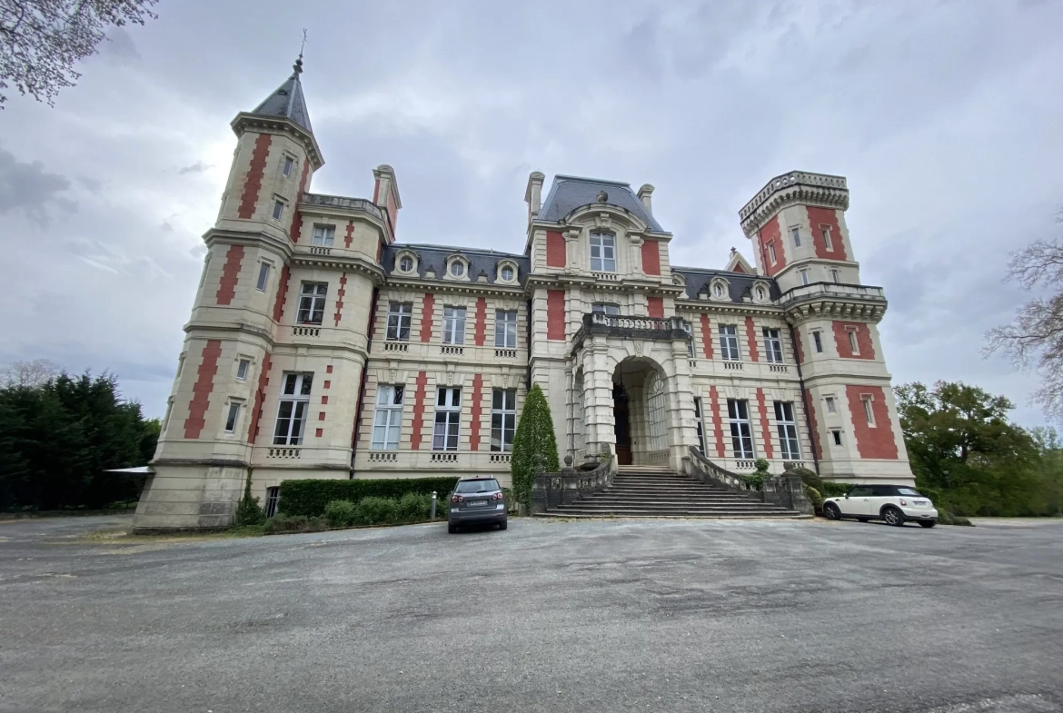 Appartement dans un château historique à Trélissac avec terrasse et parking 