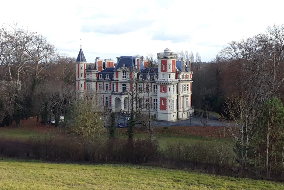 Appartement dans un château historique à Trélissac avec terrasse et parking 