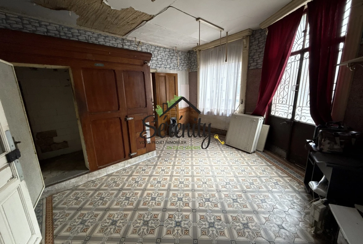 Maison bourgeoise à Caudry de 260 m² à rénover avec potentiel exceptionnel 