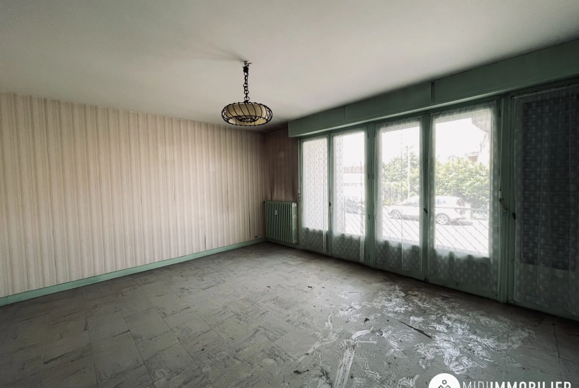 Appartement T3 à vendre à Albi, proche du centre, avec cave et travaux à prévoir 