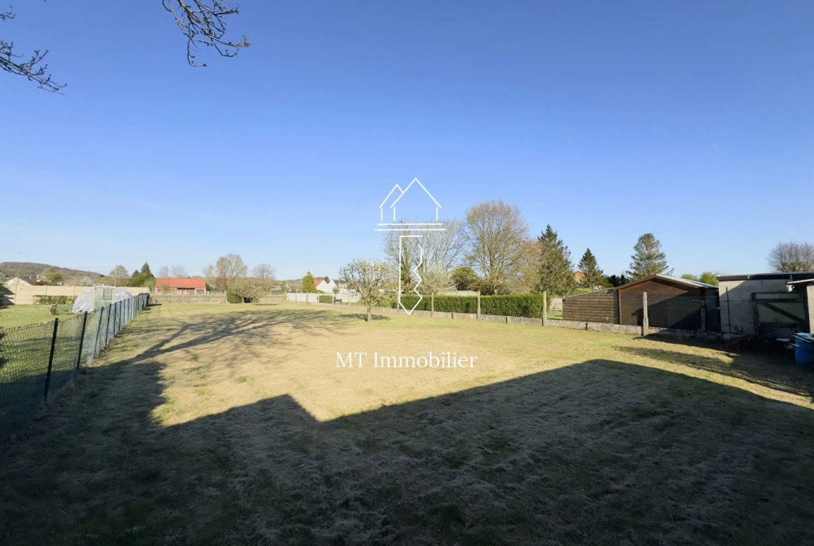 Charmant plain-pied à vendre à Beaurainville avec jardin et dépendances 