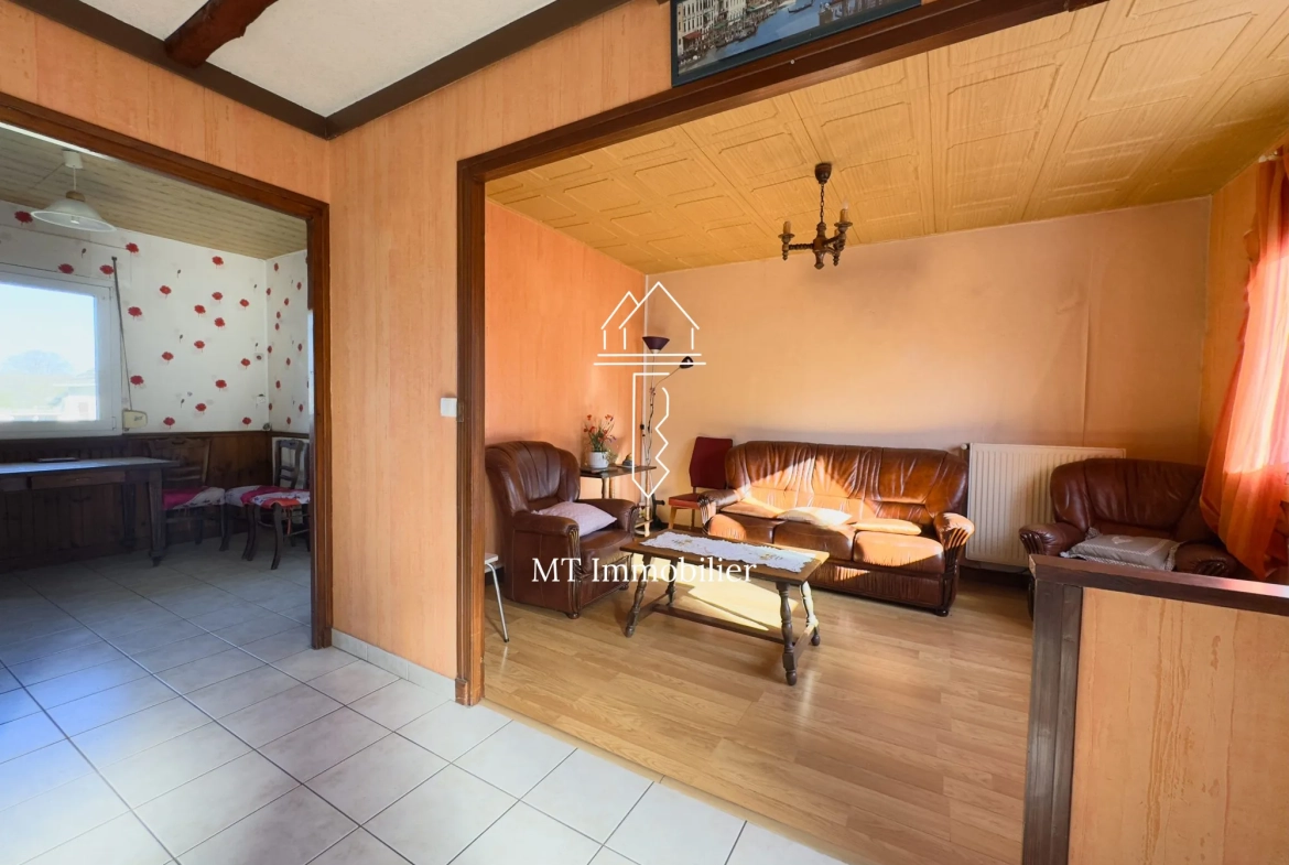 Charmant plain-pied à vendre à Beaurainville avec jardin et dépendances 