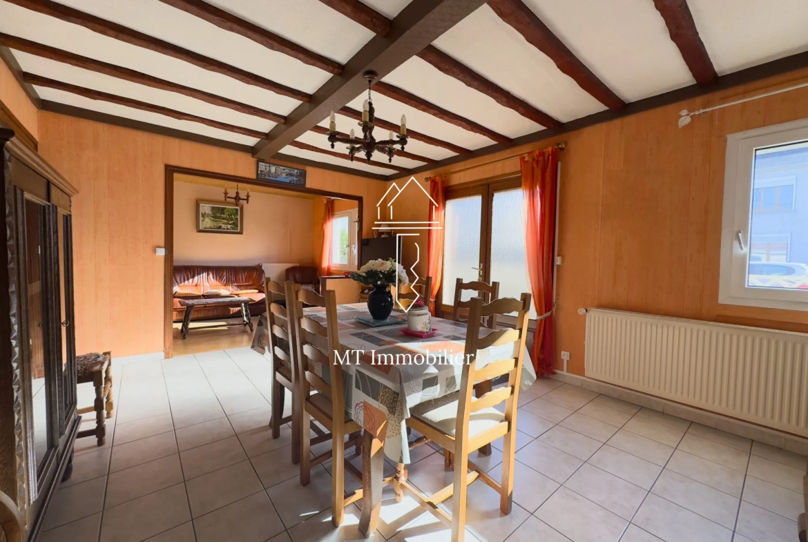 Charmant plain-pied à vendre à Beaurainville avec jardin et dépendances 