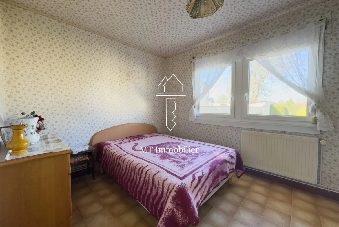 Charmant plain-pied à vendre à Beaurainville avec jardin et dépendances 