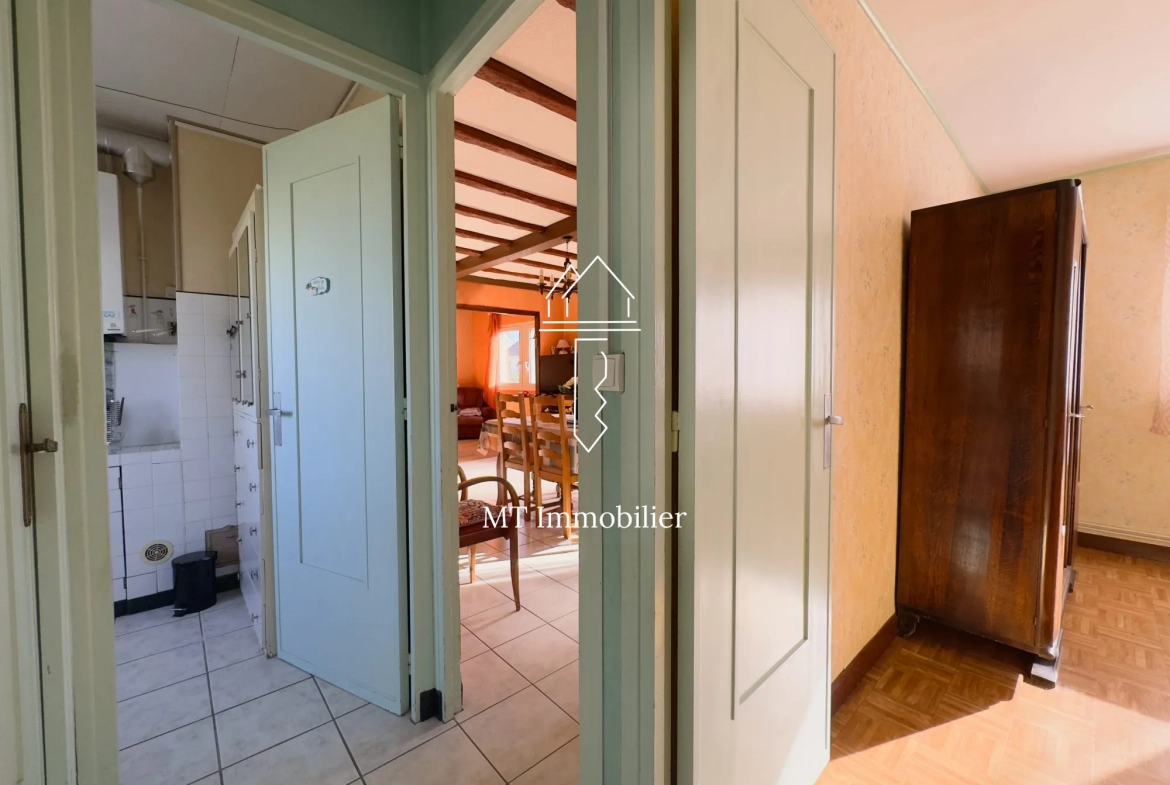 Charmant plain-pied à vendre à Beaurainville avec jardin et dépendances 
