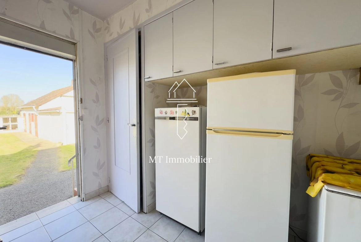 Charmant plain-pied à vendre à Beaurainville avec jardin et dépendances 