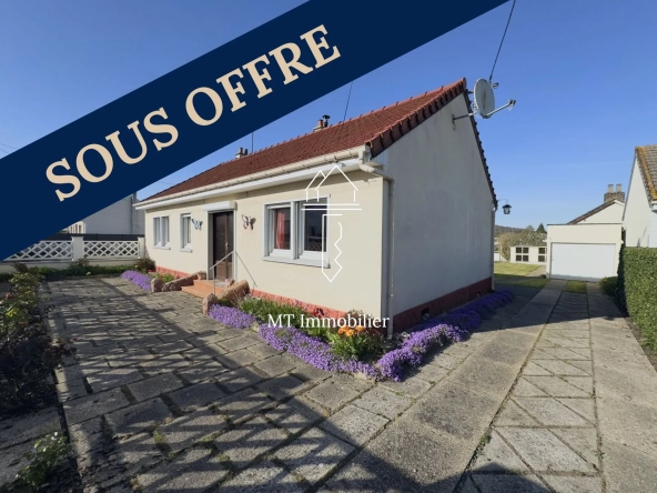 Charmant plain-pied à vendre à Beaurainville avec jardin et dépendances